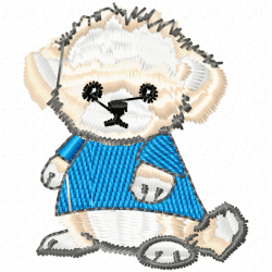 Dogs Embroidery Design 3 Dogs Embroidery Design 3